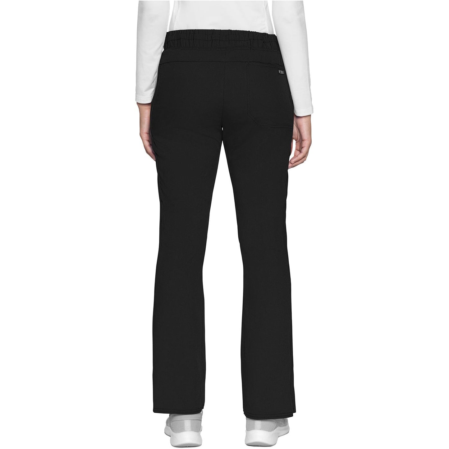 Natural Rise Drawstring Flare Leg Pant