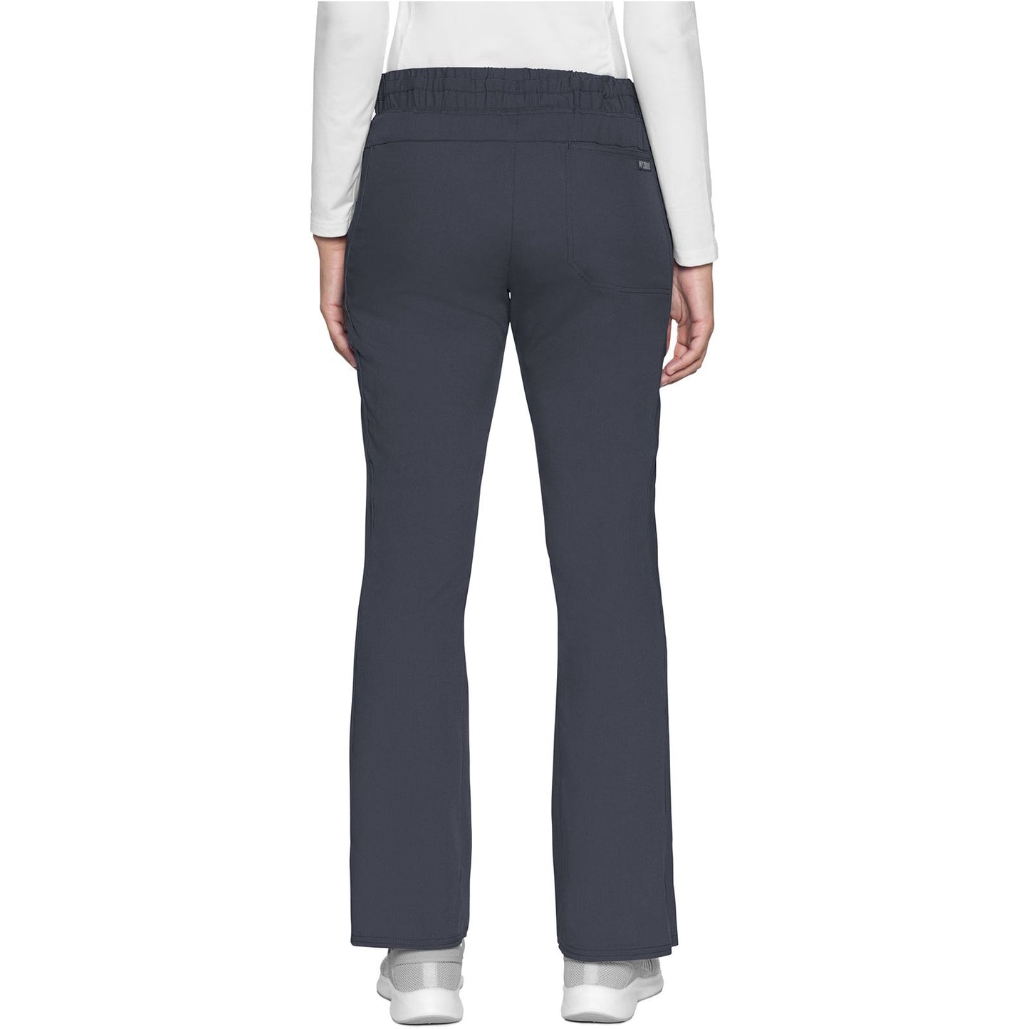 Natural Rise Drawstring Flare Leg Pant