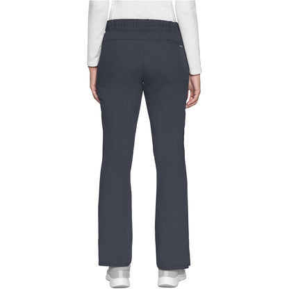 Natural Rise Drawstring Flare Leg Pant