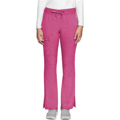 Natural Rise Drawstring Flare Leg Pant