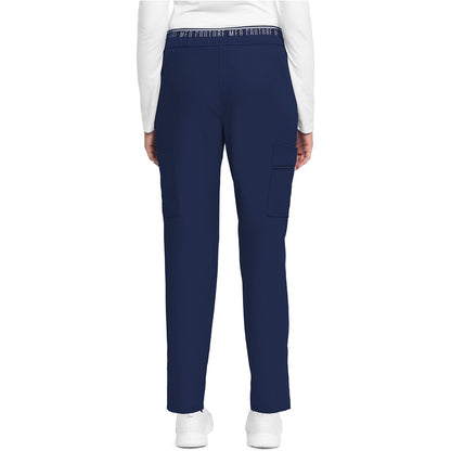 Mid Rise Pull-on Tapered Leg Ankle Pant
