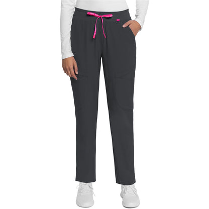 Mid Rise Drawstring Tapered Leg Pant