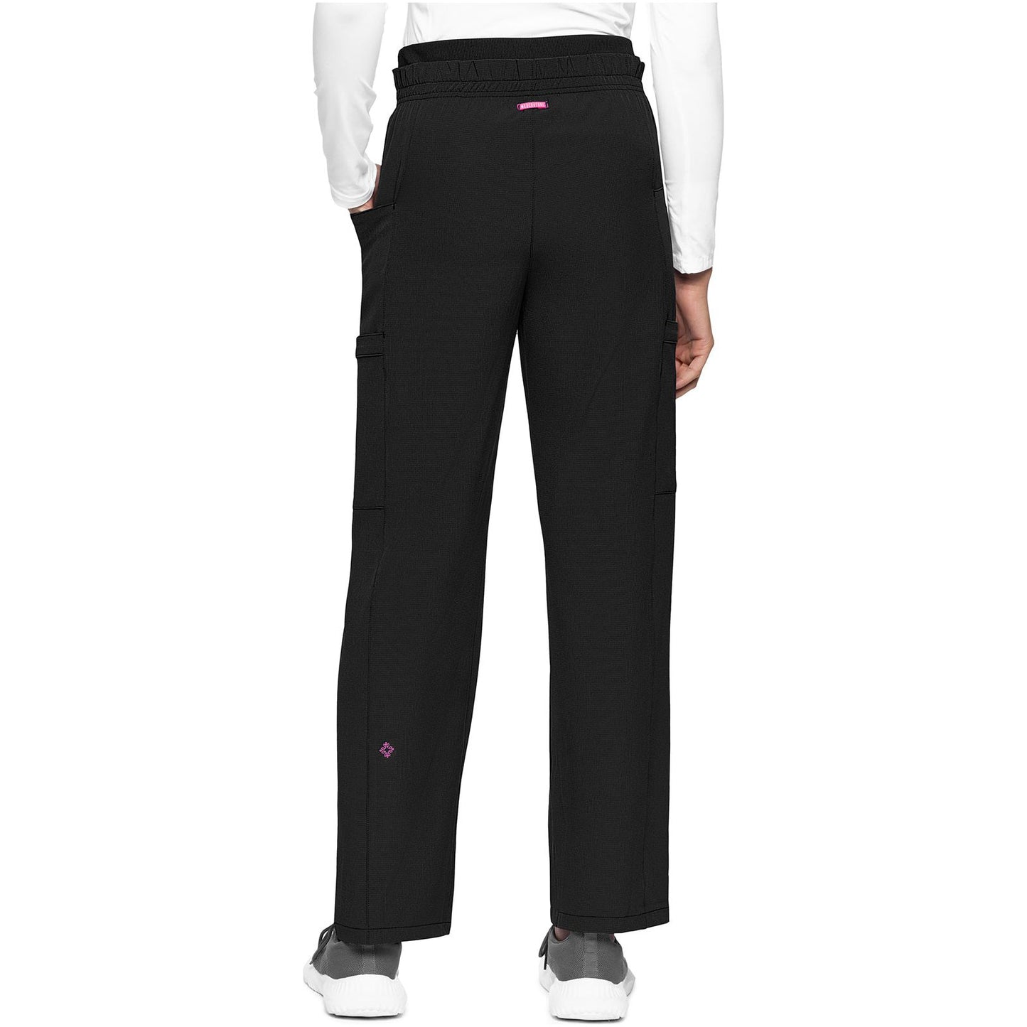 High Rise Pull-on Wide Leg Cargo Pant