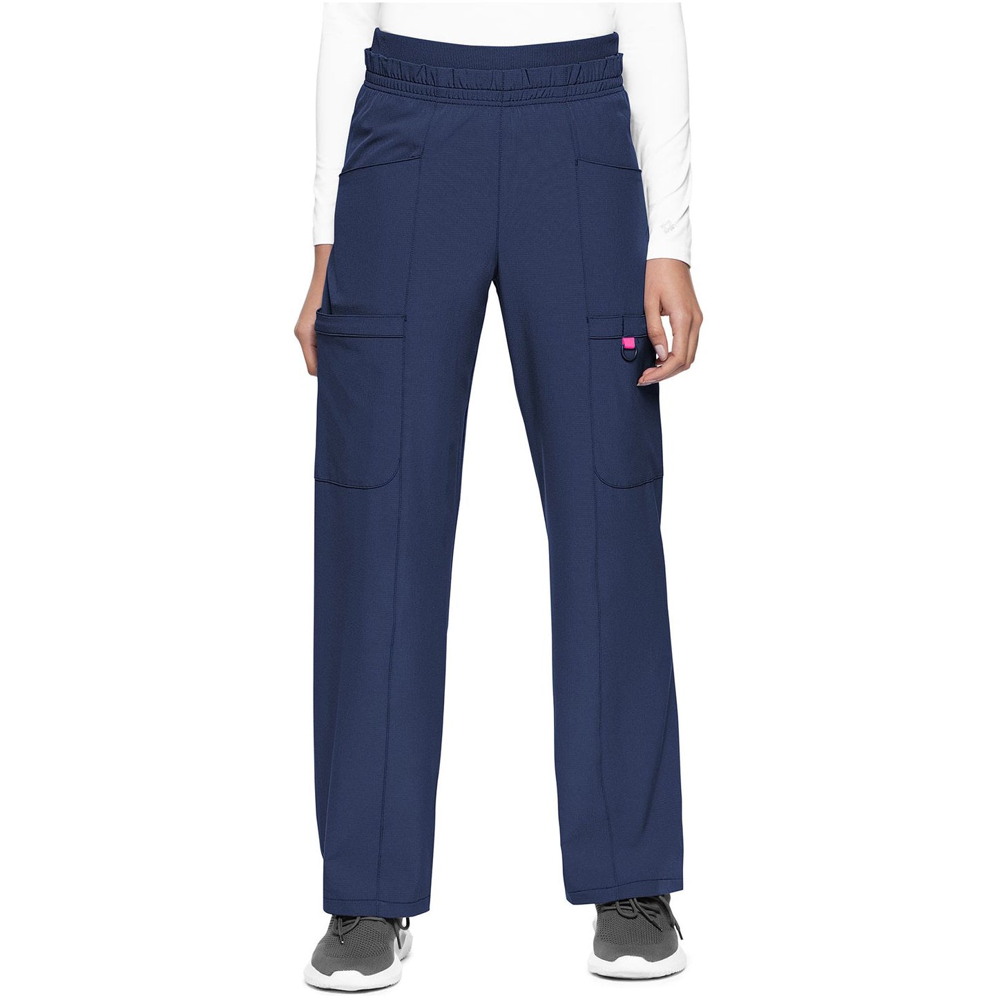 High Rise Pull-on Wide Leg Cargo Pant