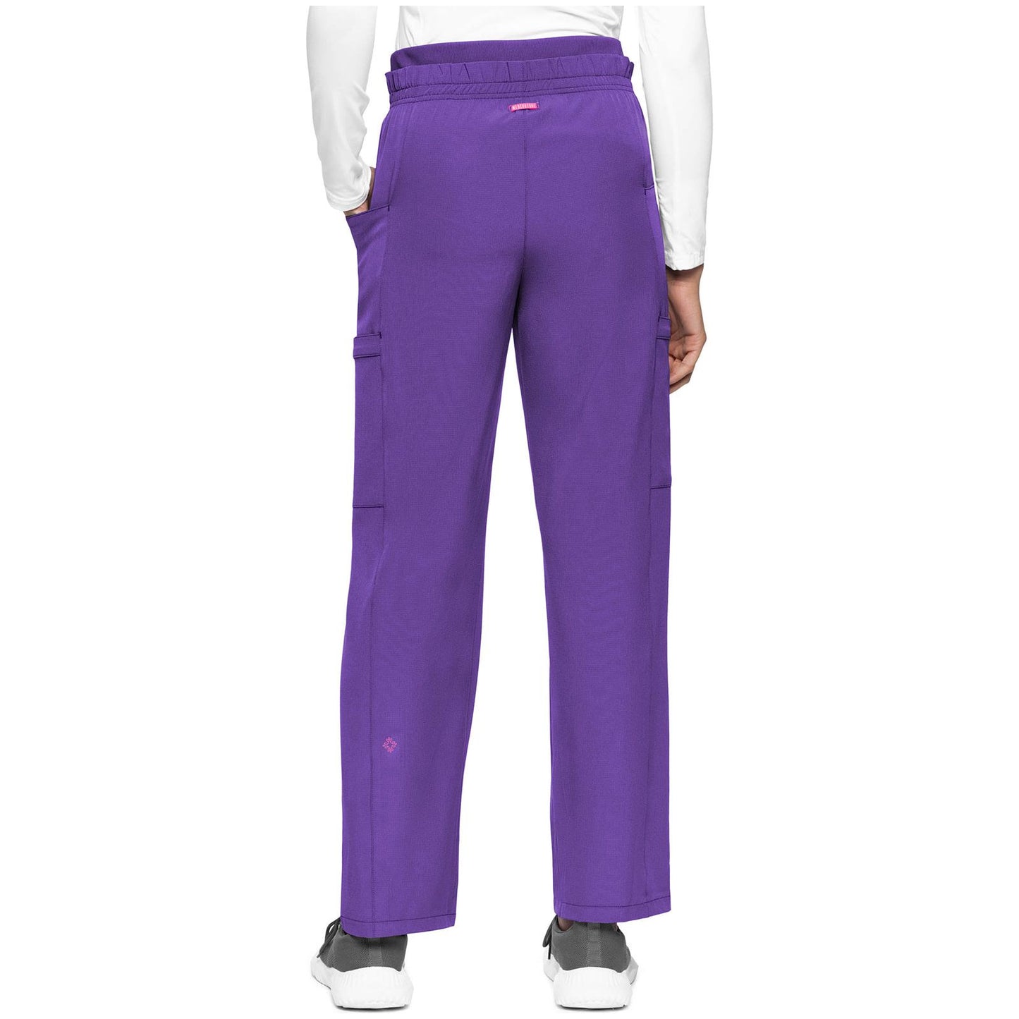 High Rise Pull-on Wide Leg Cargo Pant