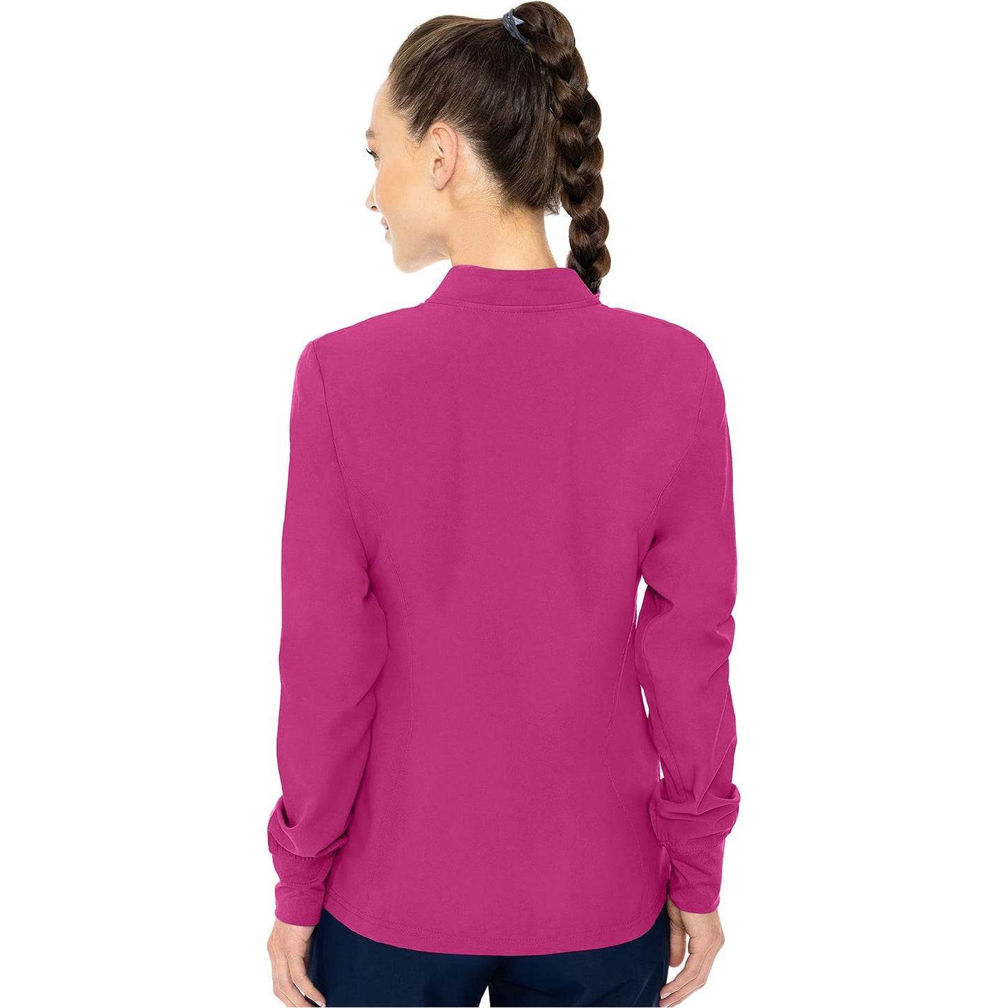 Zip Front Warm-Up With Shoulder Yokes