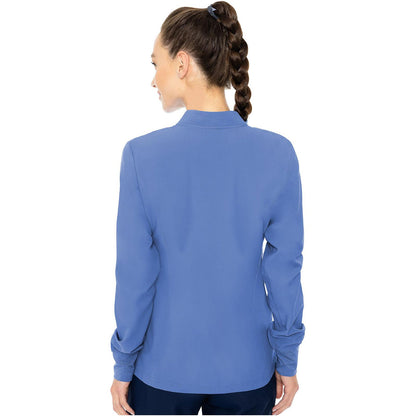 Zip Front Warm-Up With Shoulder Yokes