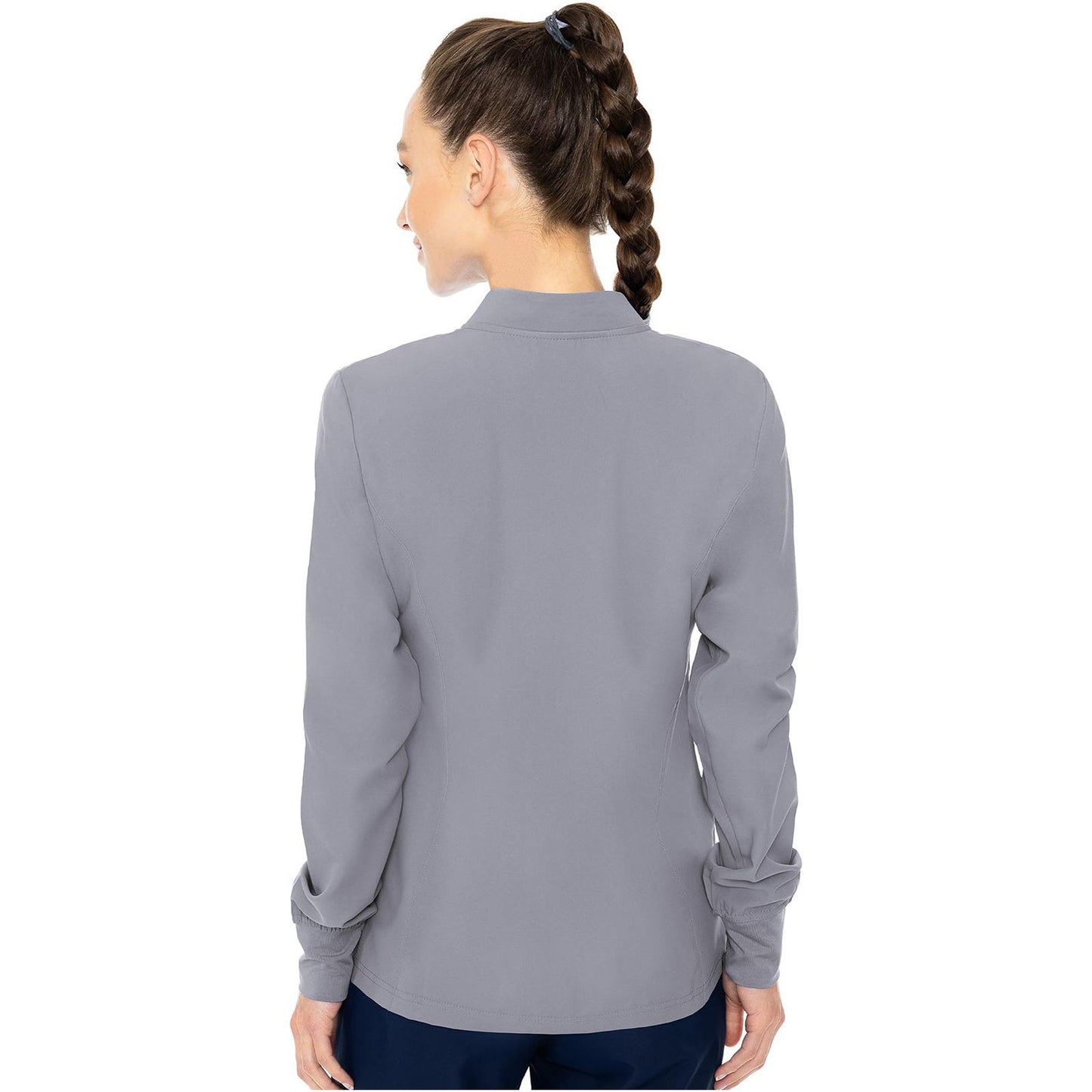 Zip Front Warm-Up With Shoulder Yokes