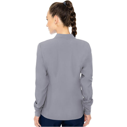 Zip Front Warm-Up With Shoulder Yokes
