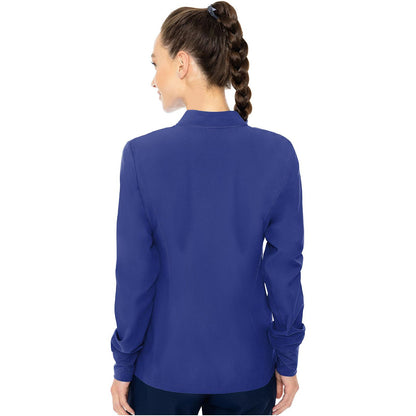 Zip Front Warm-Up With Shoulder Yokes
