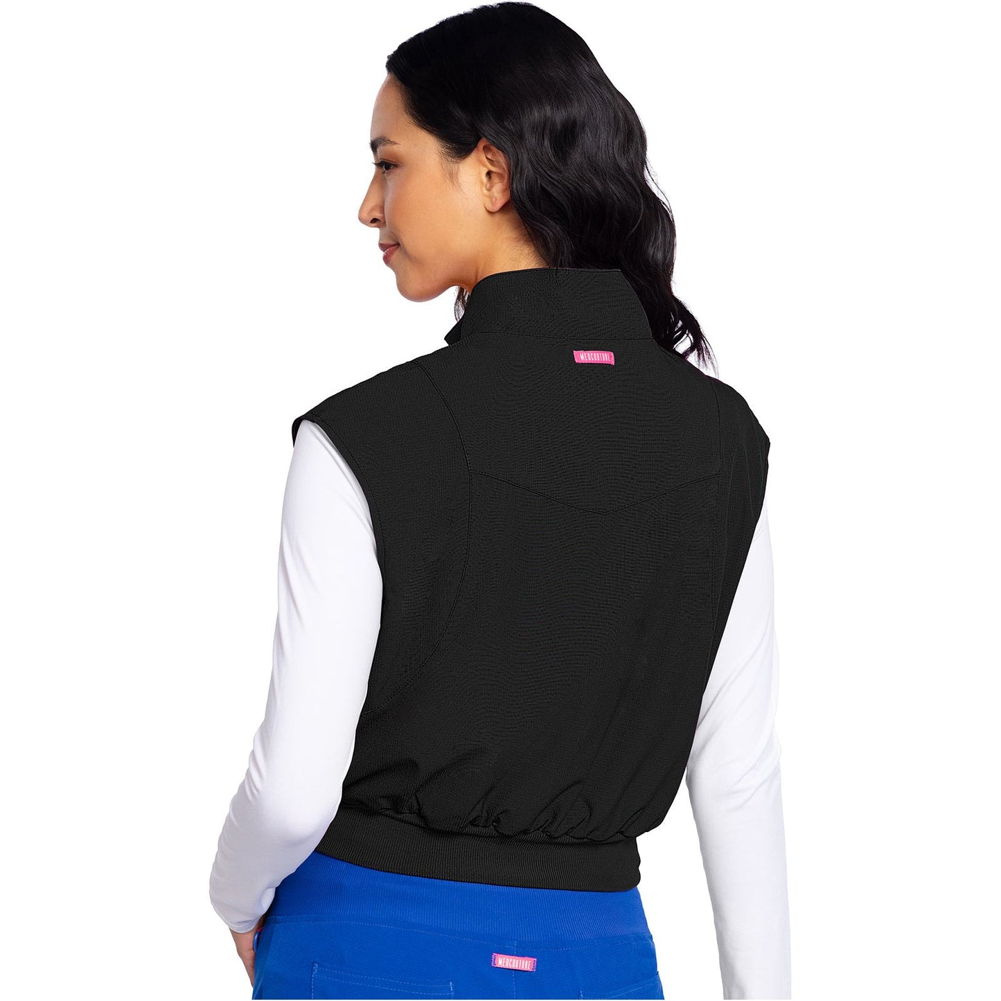 Zip Front Cropped Vest