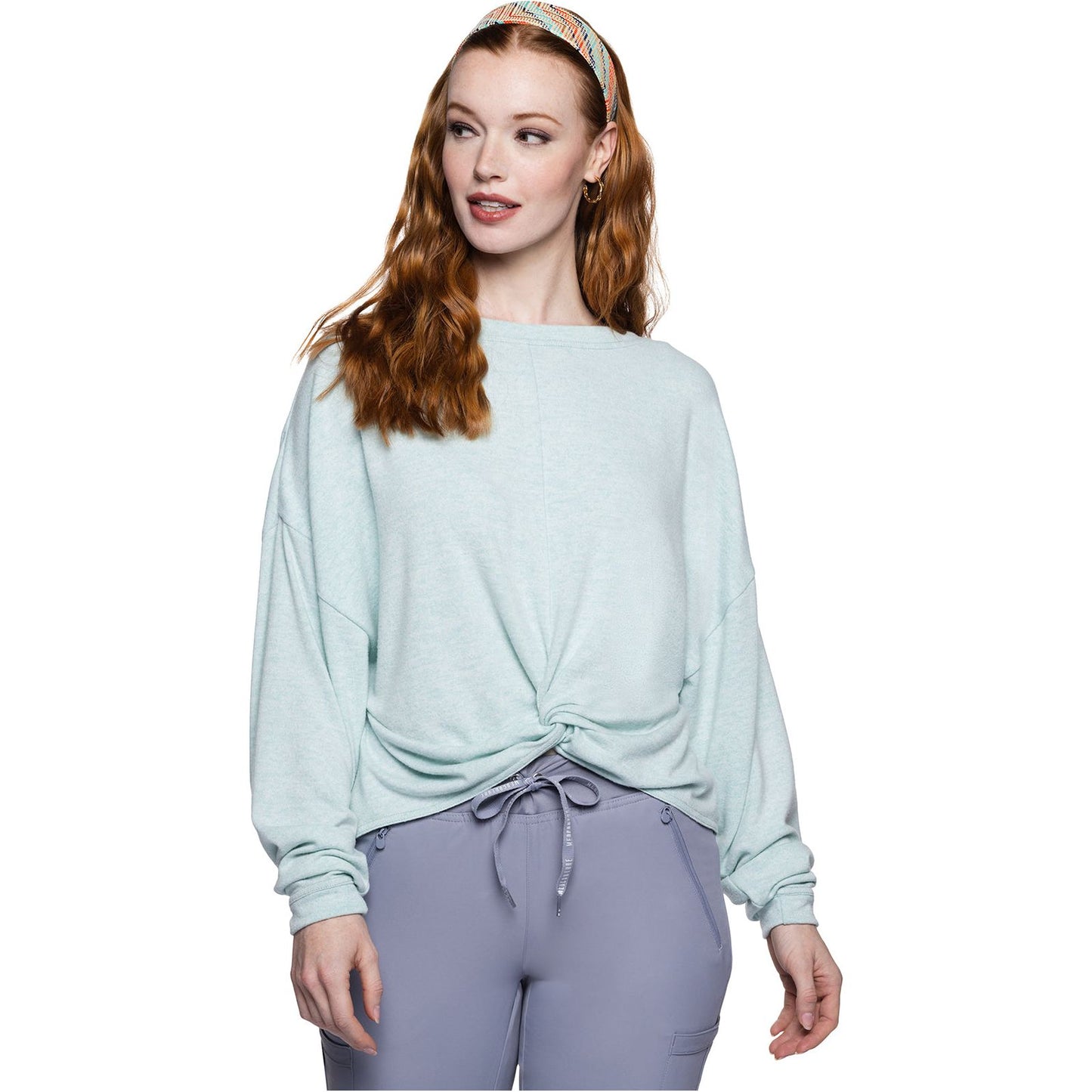 Long Sleeve Knit Reversible Pullover