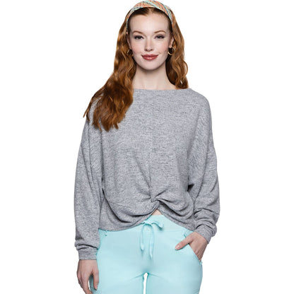 Long Sleeve Knit Reversible Pullover