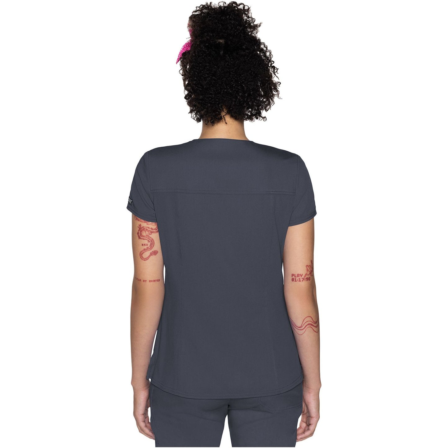 Split Round Neck Top