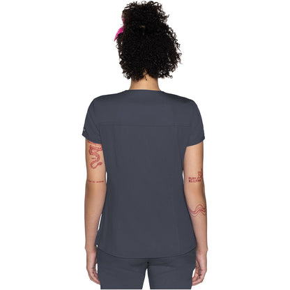 Split Round Neck Top