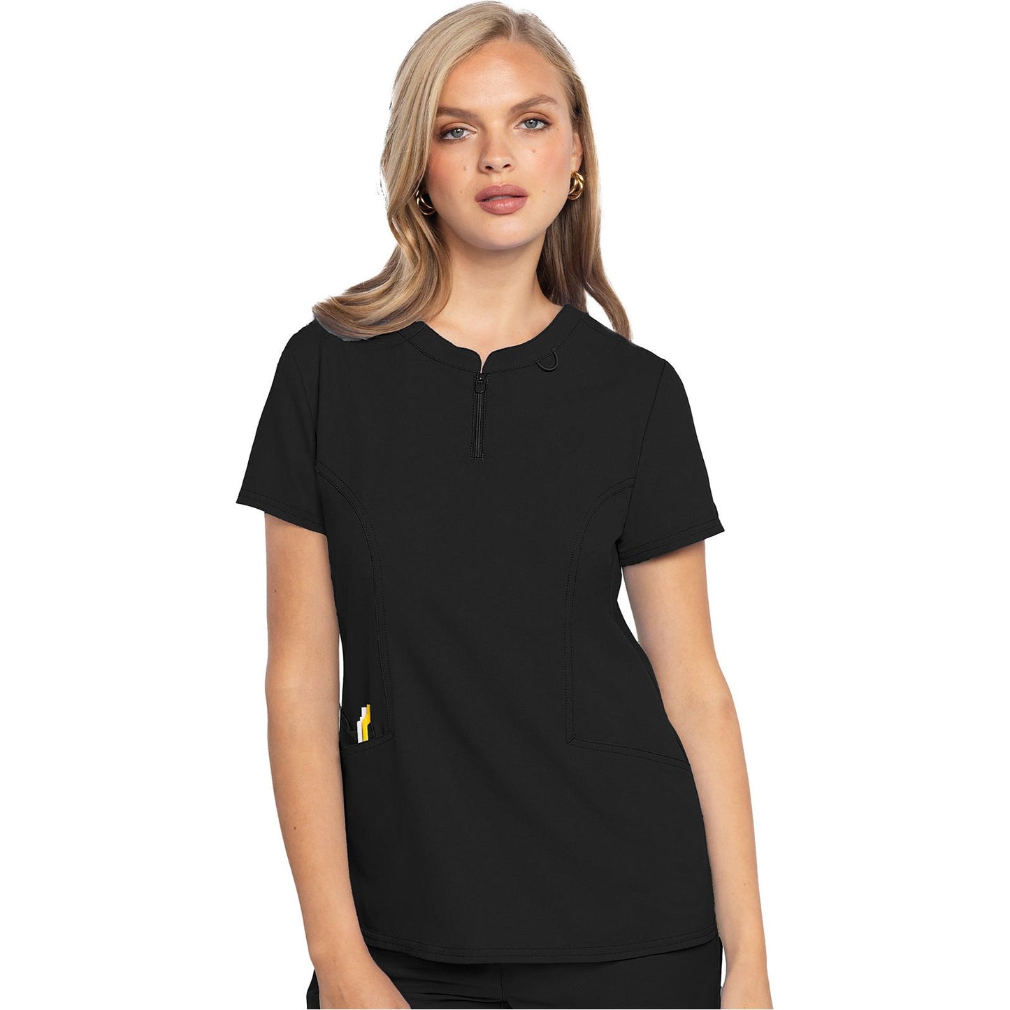 Zip Front Henley Top