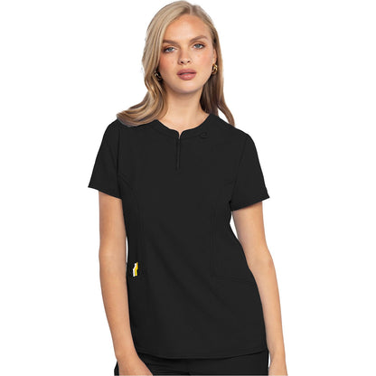 Zip Front Henley Top