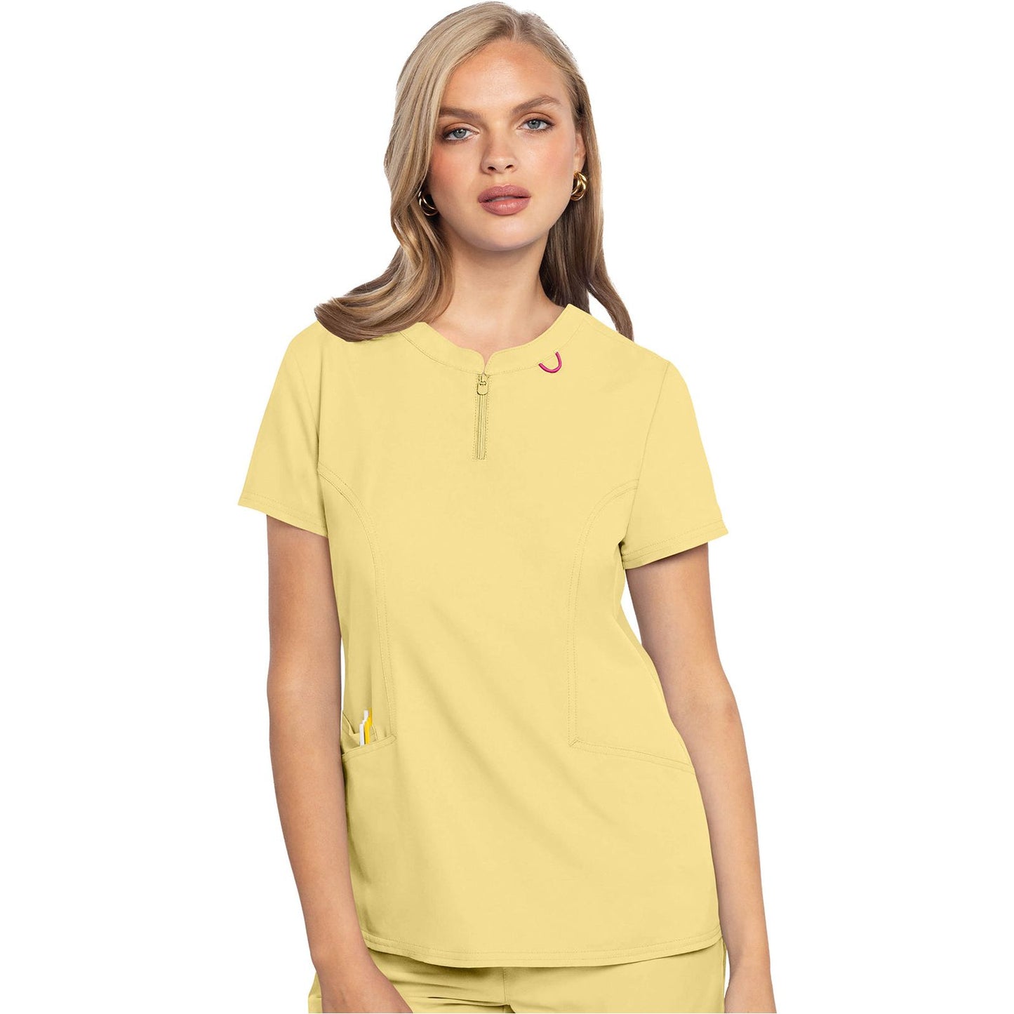 Zip Front Henley Top