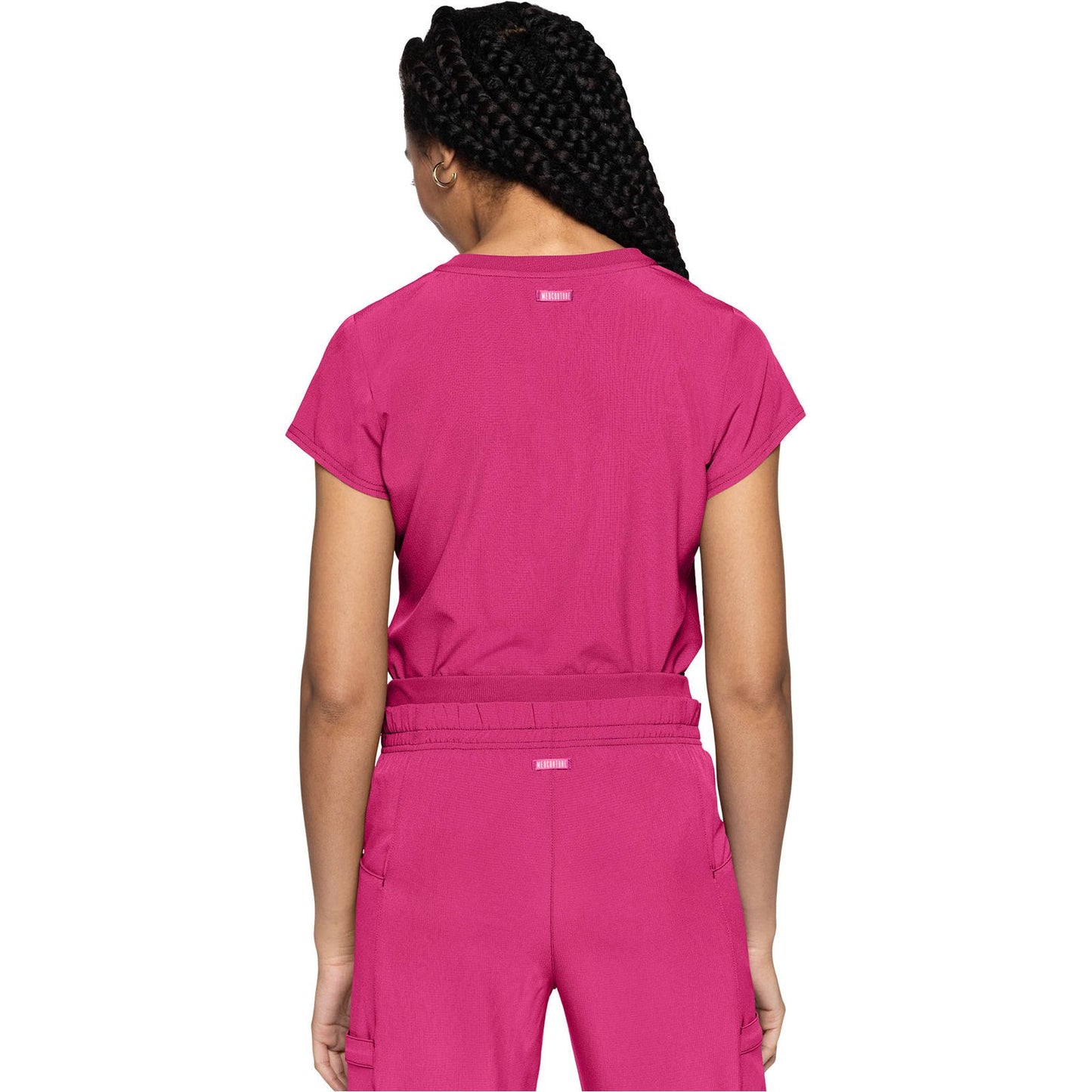 Quarter Zip V-Neck Tuckable Top