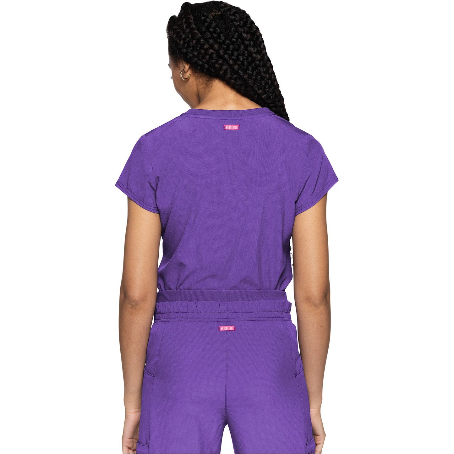 Quarter Zip V-Neck Tuckable Top