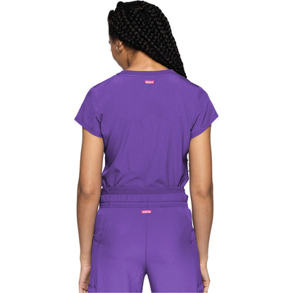 Quarter Zip V-Neck Tuckable Top