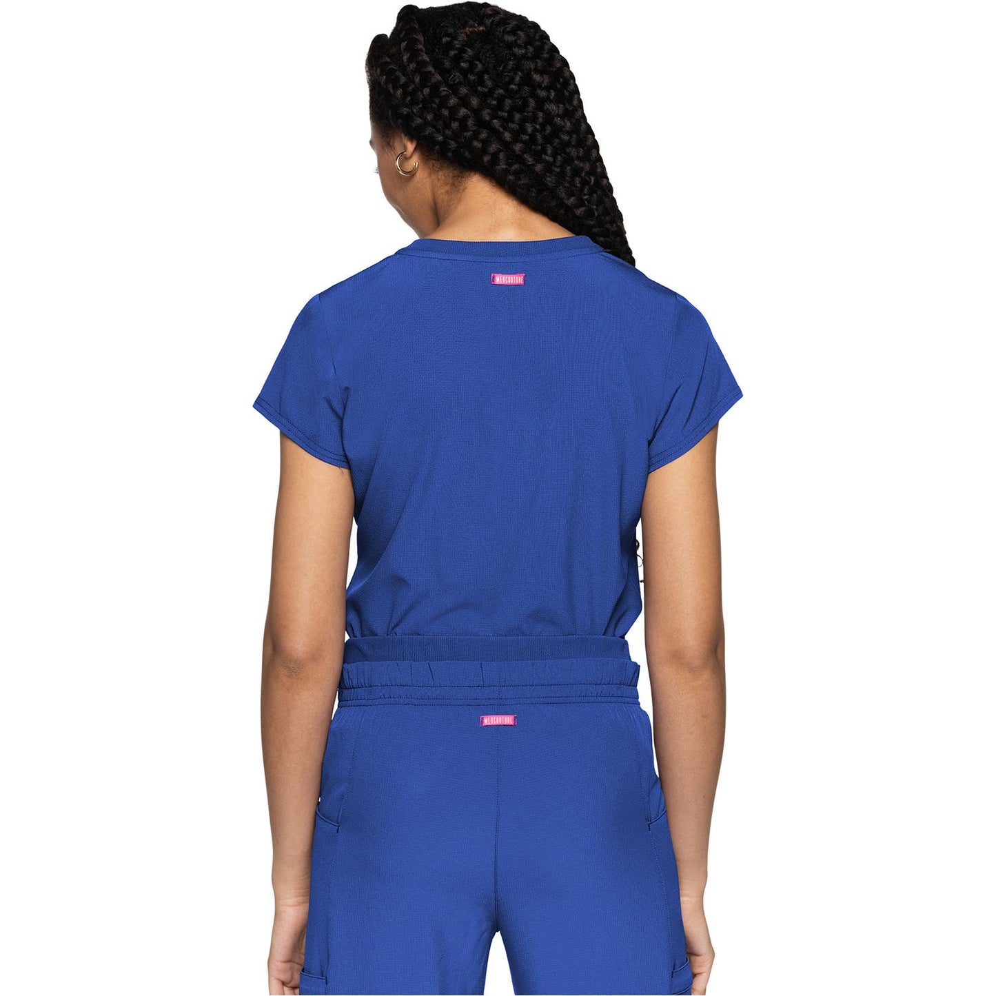 Quarter Zip V-Neck Tuckable Top