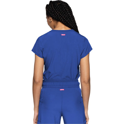 Quarter Zip V-Neck Tuckable Top