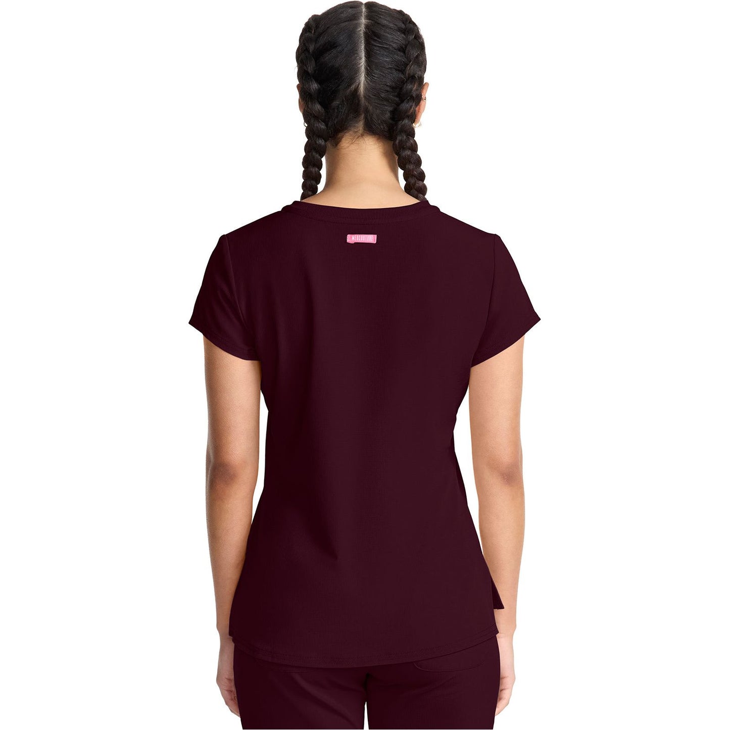 Quarter Zip V-Neck Tuckable Top