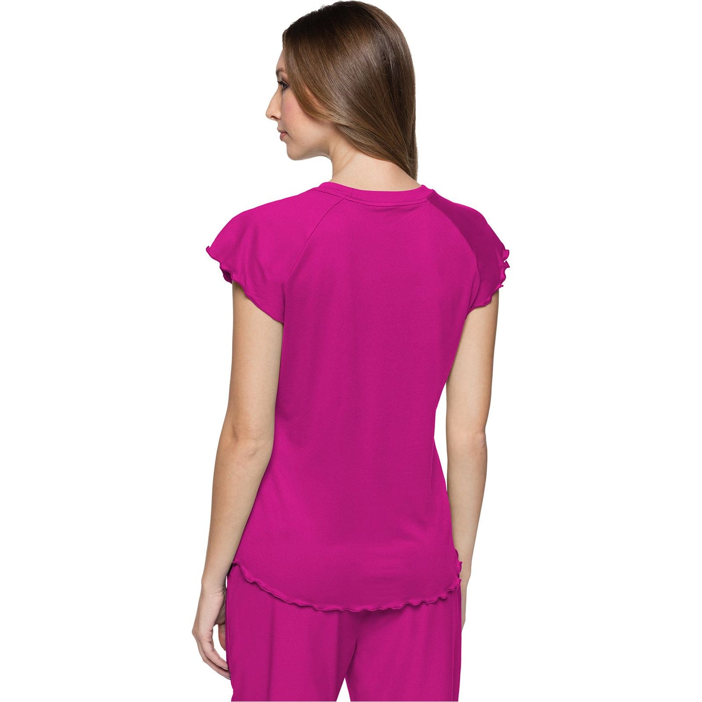 Knit Lettuce-Edged Top