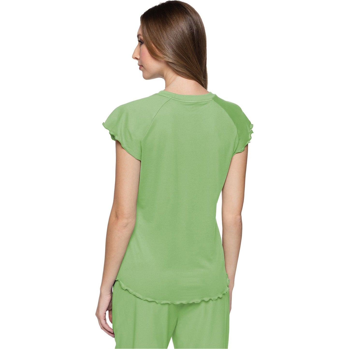 Knit Lettuce-Edged Top