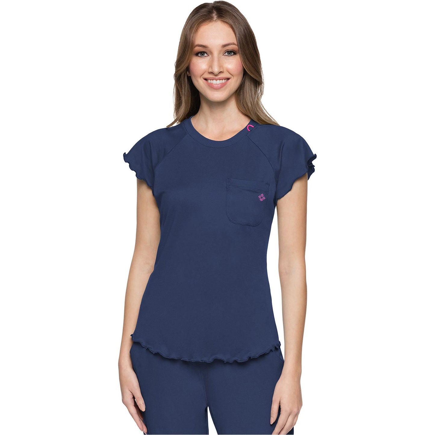 Knit Lettuce-Edged Top