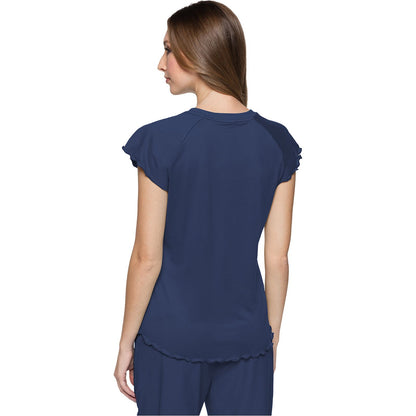 Knit Lettuce-Edged Top