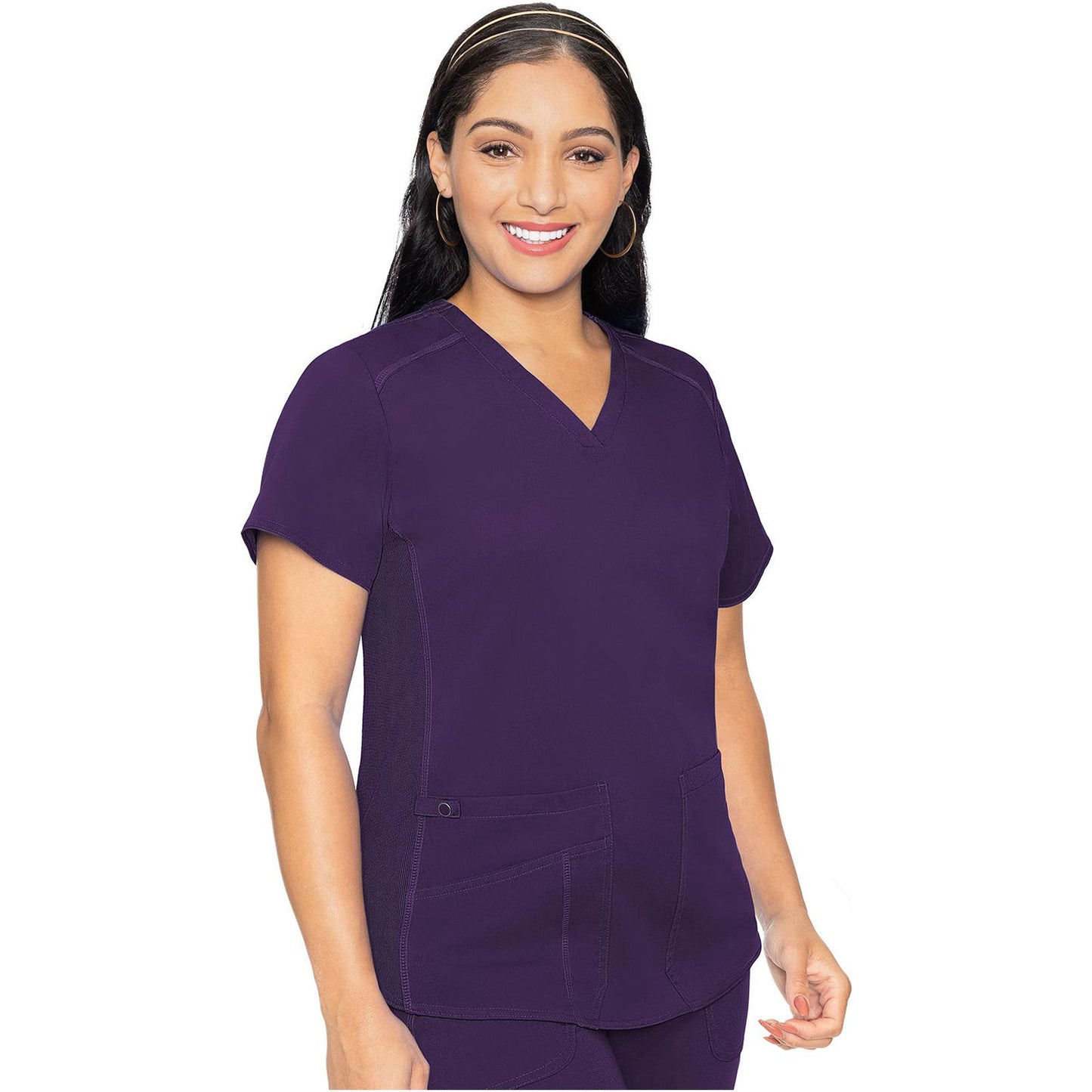 V-Neck Shirttail Top