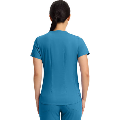 V-Neck Shirttail Top