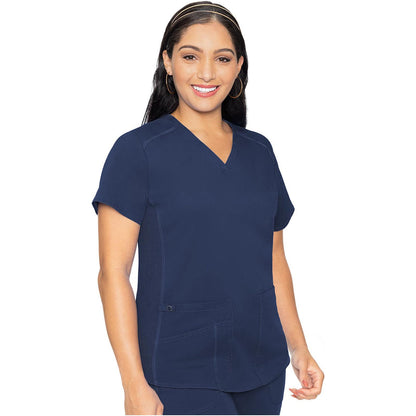 V-Neck Shirttail Top