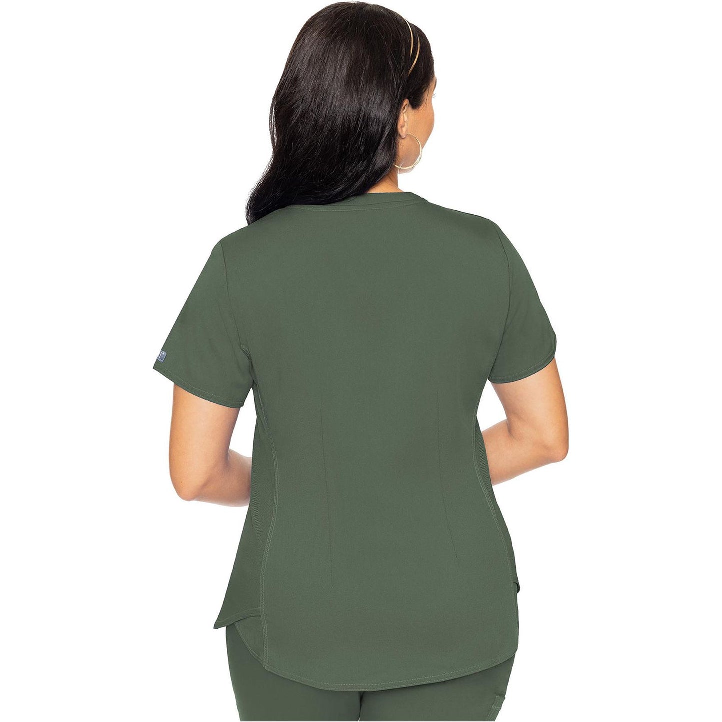 V-Neck Shirttail Top