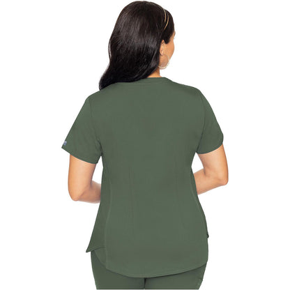 V-Neck Shirttail Top