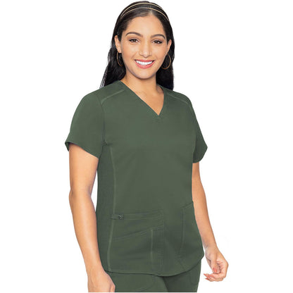 V-Neck Shirttail Top