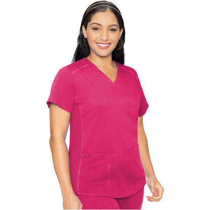 V-Neck Shirttail Top