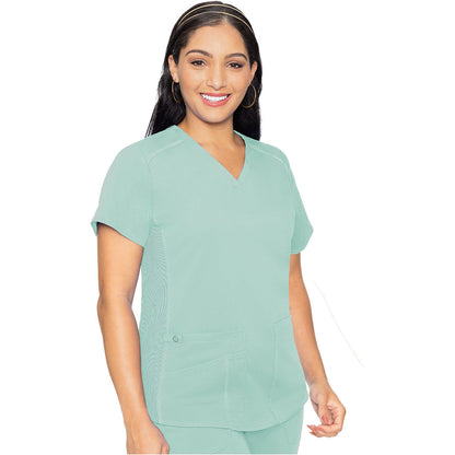 V-Neck Shirttail Top