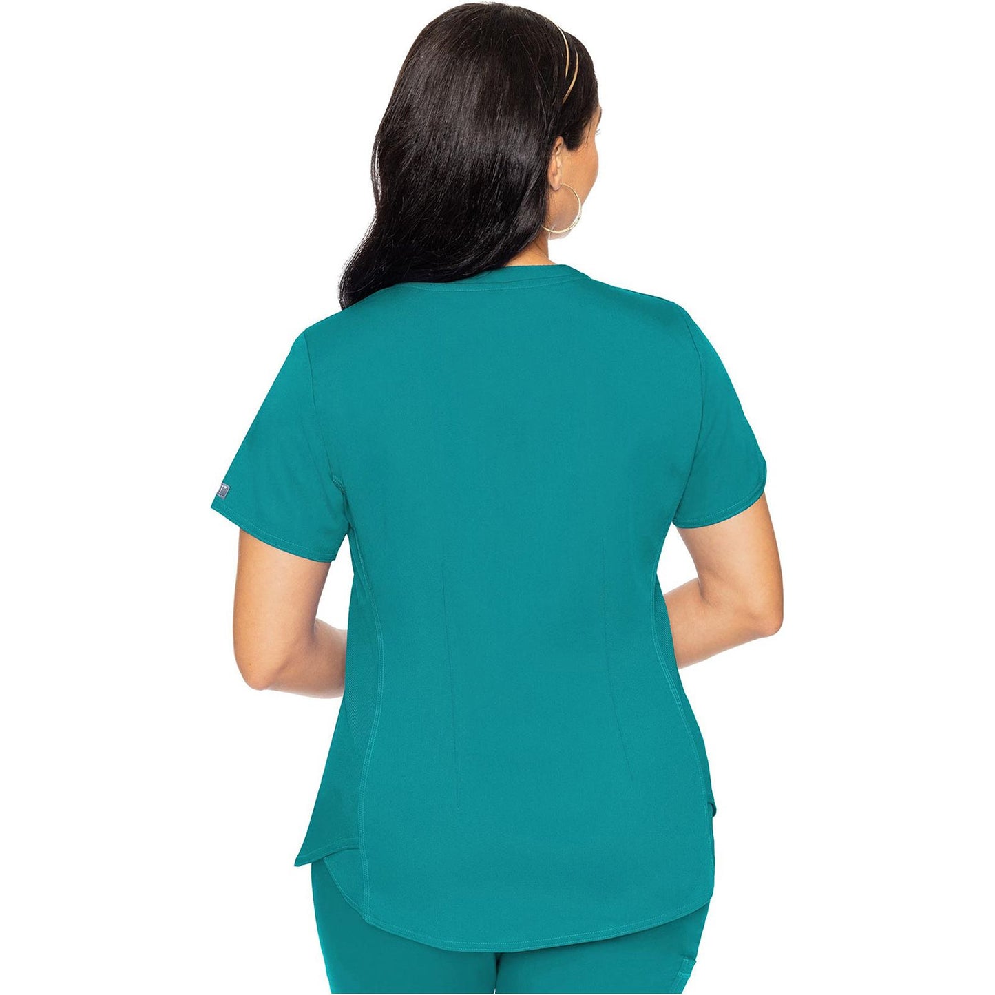 V-Neck Shirttail Top