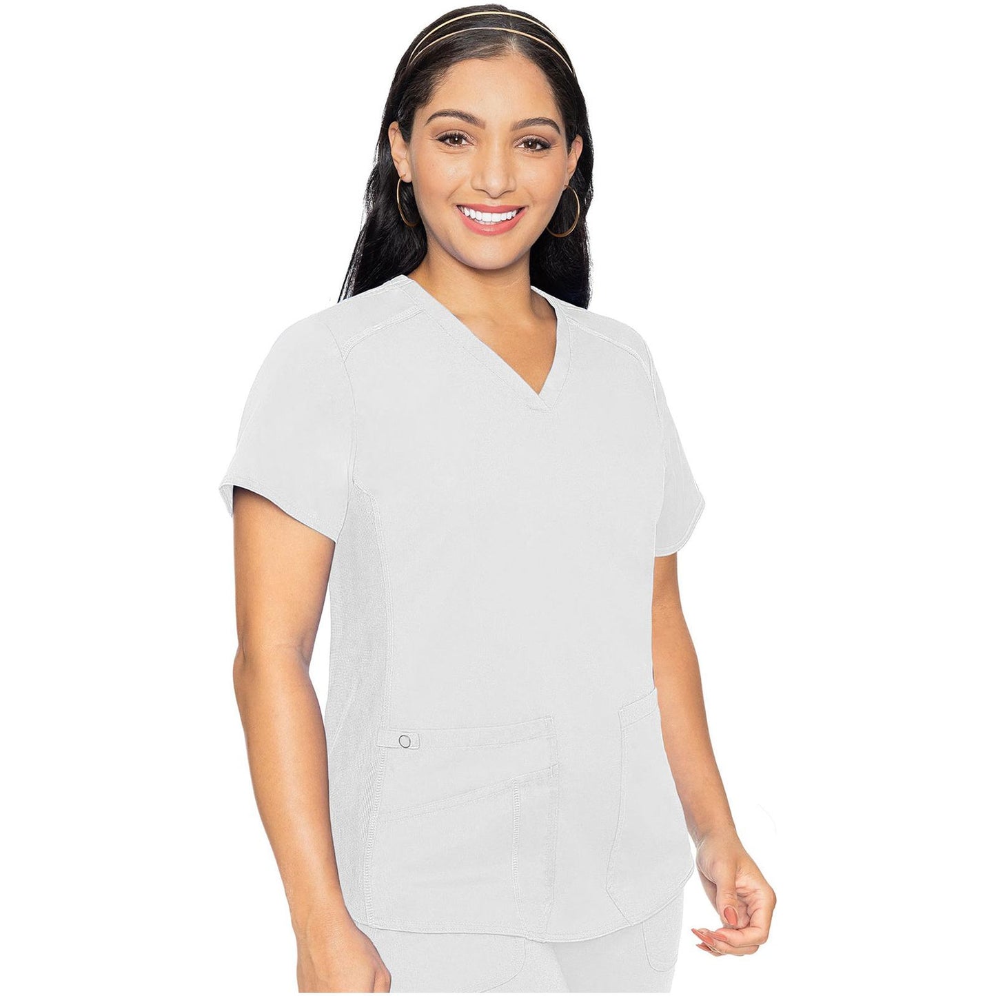 V-Neck Shirttail Top