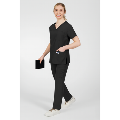MOBB 3 Pocket V-Neck Scrub Top