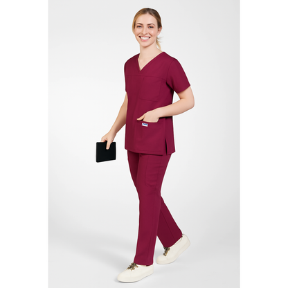 MOBB 3 Pocket V-Neck Scrub Top