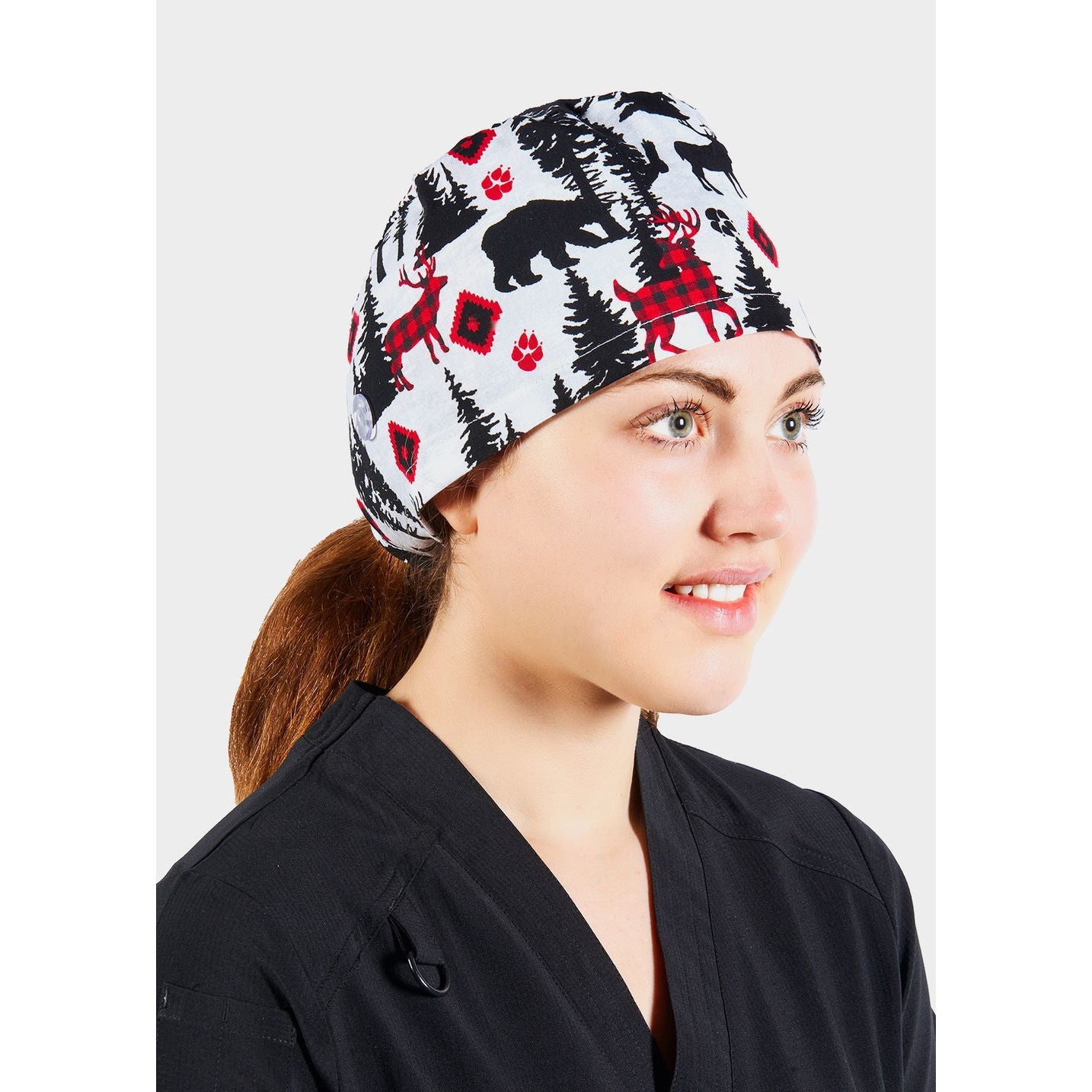 MOBB Unisex Surgeon Cap With Side Buttons