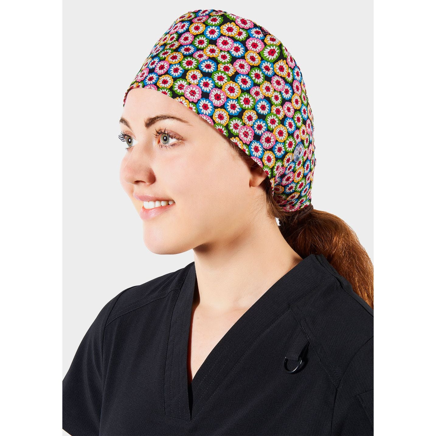 MOBB Unisex Surgeon Cap With Side Buttons