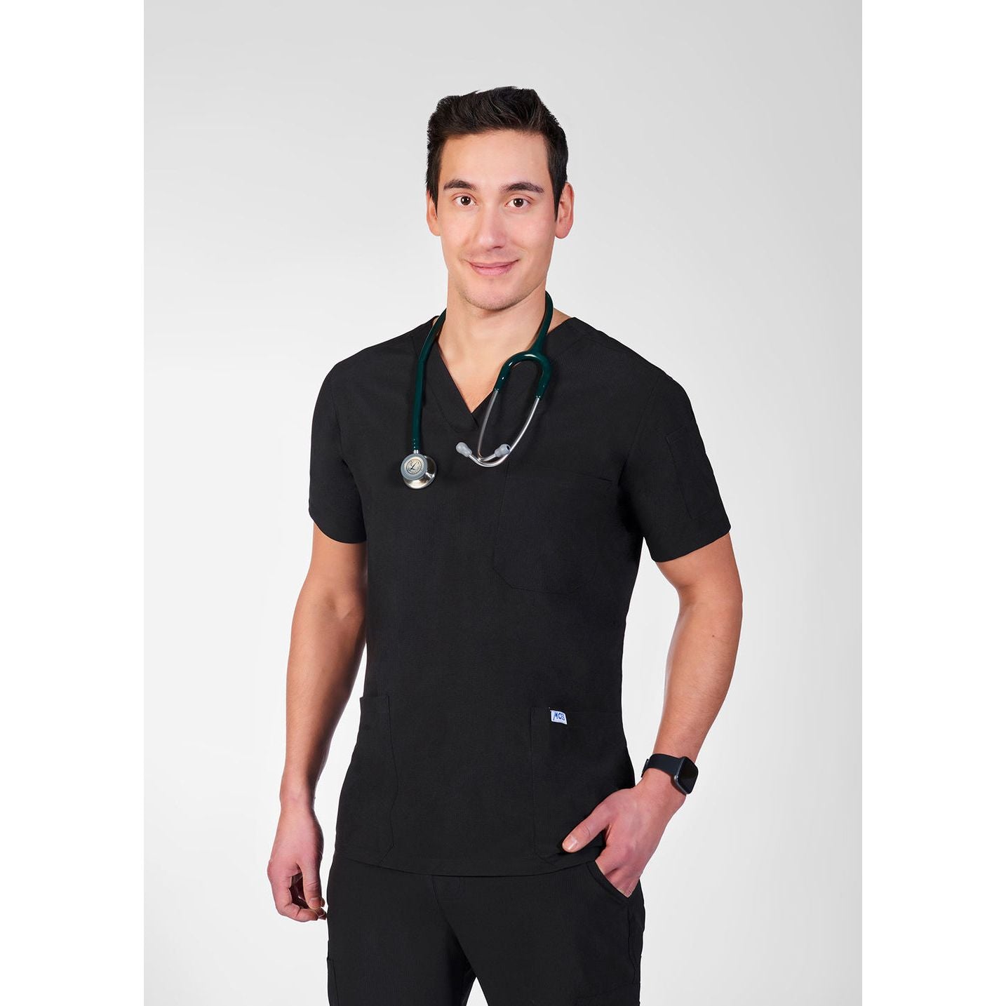 The Alex MOBB Unisex V Neck Scrub Top