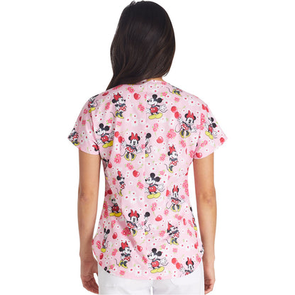 Round Neck Print Top