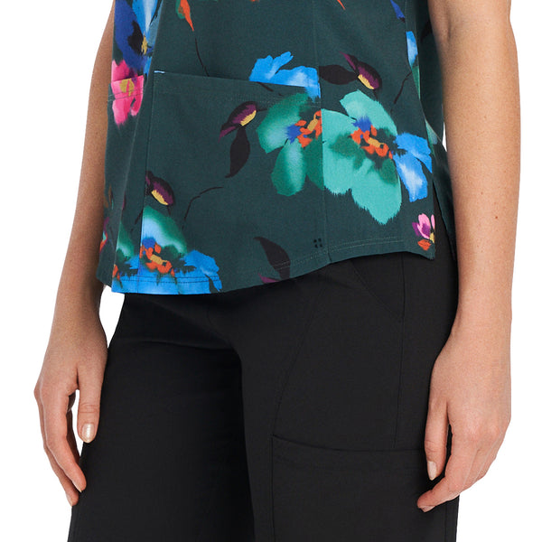 White Cross Women's 2-Pocket V-Neck Scrub Top