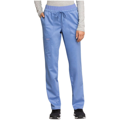 Mid Rise Tapered Leg Drawstring Pant